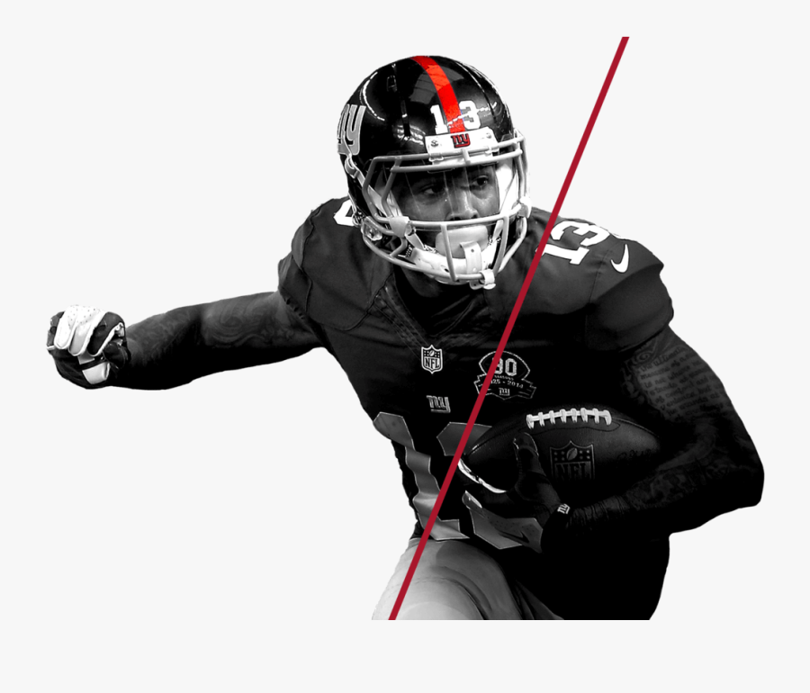 Giants Drawing Odell - Odell Beckham Transparent Background, Transparent Clipart