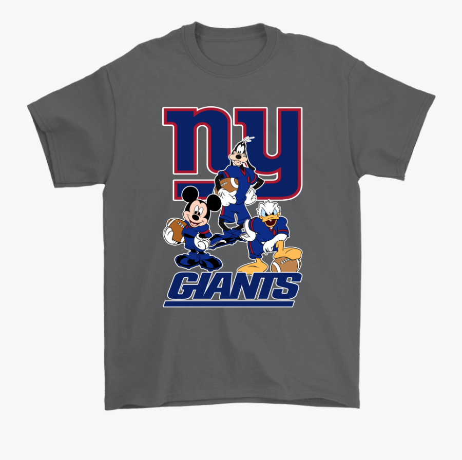 Mickey Donald Goofy The Three New York Giants Football - T Shirt Louis Vuitton Bugs Bunny, Transparent Clipart