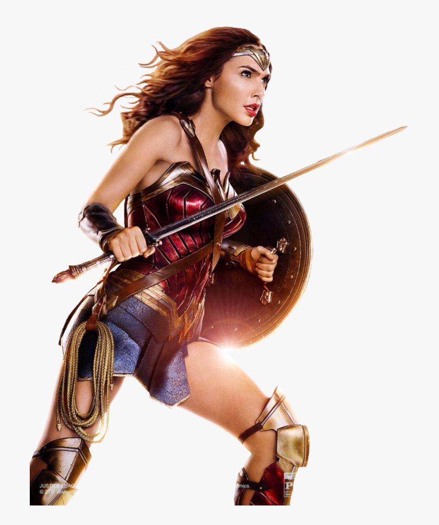 Wonder Woman Png - Poster Gal Gadot Wonder Woman Justice League, Transparent Clipart