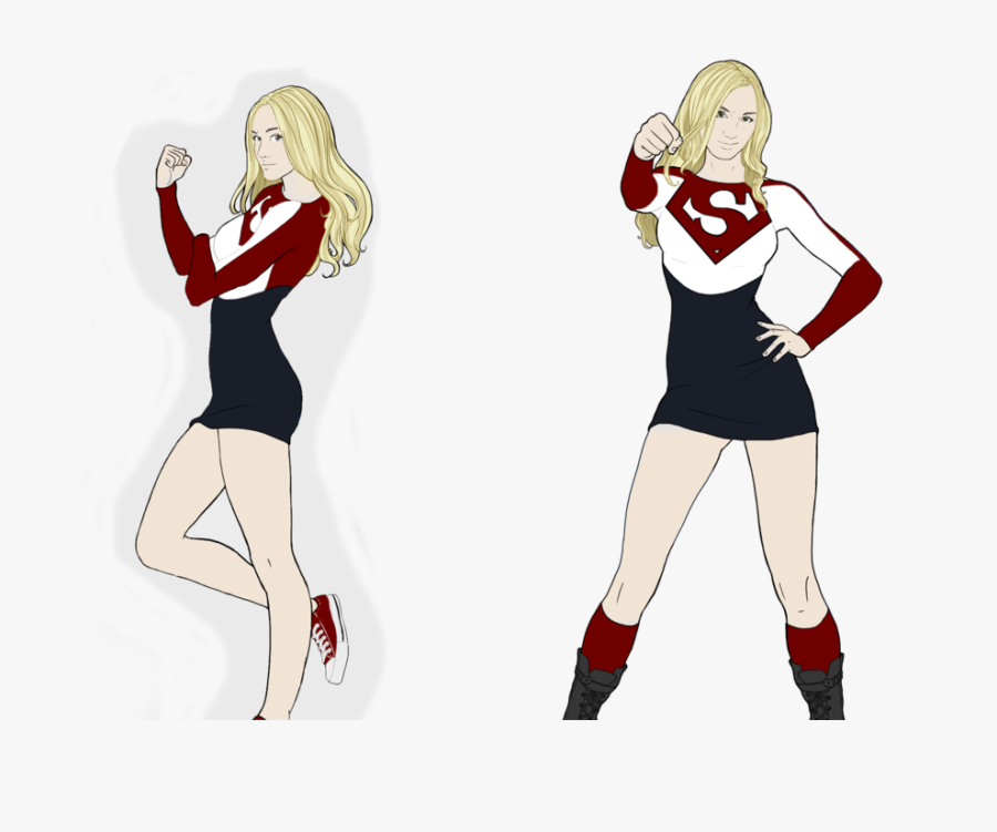 Supergirl4 - Cartoon, Transparent Clipart