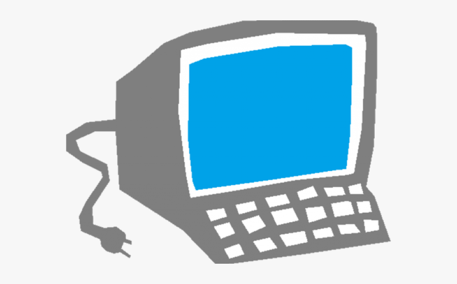 Monitor Clipart Silhouette Computer - Transparent Background Computer Clipart, Transparent Clipart