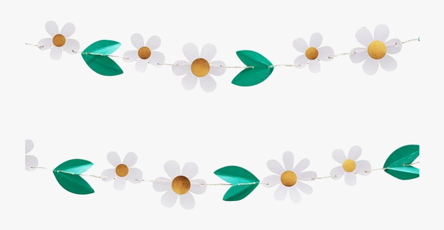 Transparent Tassel Png - Meri Meri Daisy Garland, Transparent Clipart