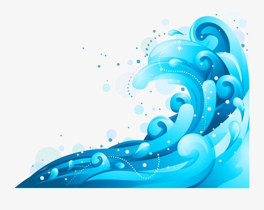 Wind Wave, Wave, Wave Vector, Blue, Graphic Design - Transparent Background Wave Clipart, Transparent Clipart