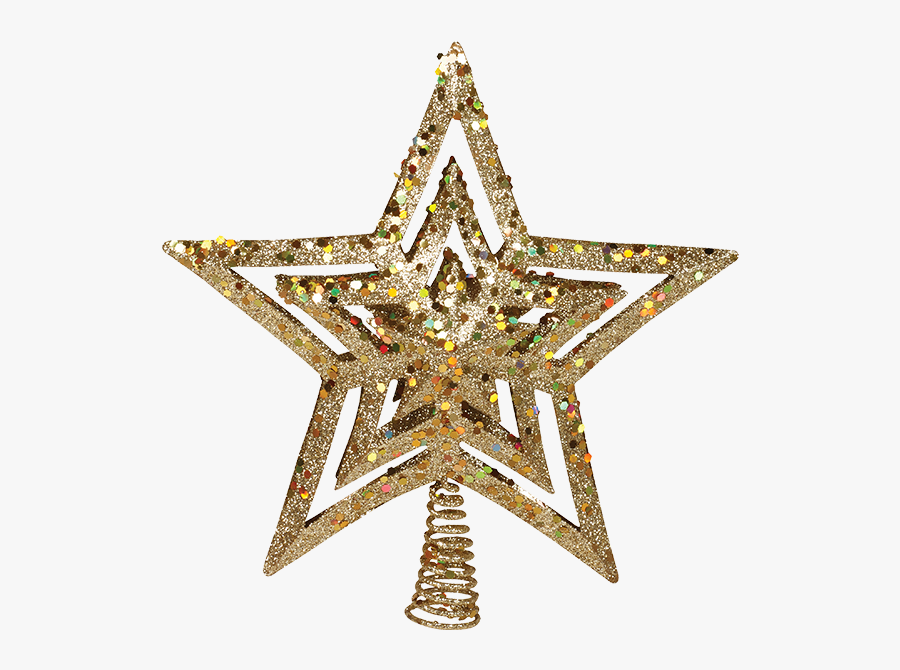 Dallas Cowboys Star Black And White , Png Download - Puntale Rosso Albero Di Natale, Transparent Clipart