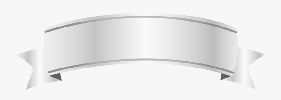 Transparent Faixa Png Banner - Ribbon Banner Png Transparent Silver, Transparent Clipart