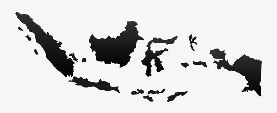 Indonesia Vector Infographic - Indonesia Map Png Black, Transparent Clipart