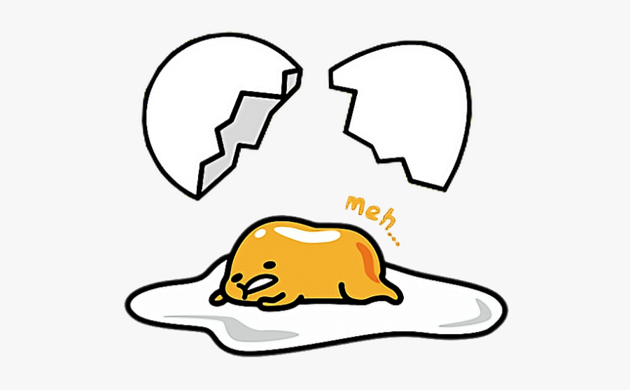 #gudetama #egg #baby #sanrio #messy #kpop - Gudetama Transparent, Transparent Clipart