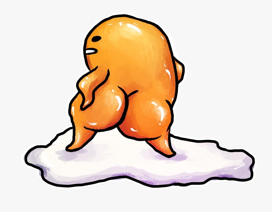 Swampwitch Illustration Sexy Gudetama Stickers Available - Gudetama Pixel Art, Transparent Clipart