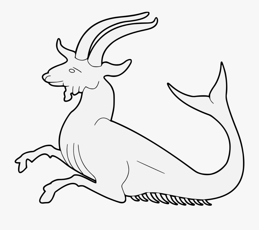 Sea Goat, Transparent Clipart