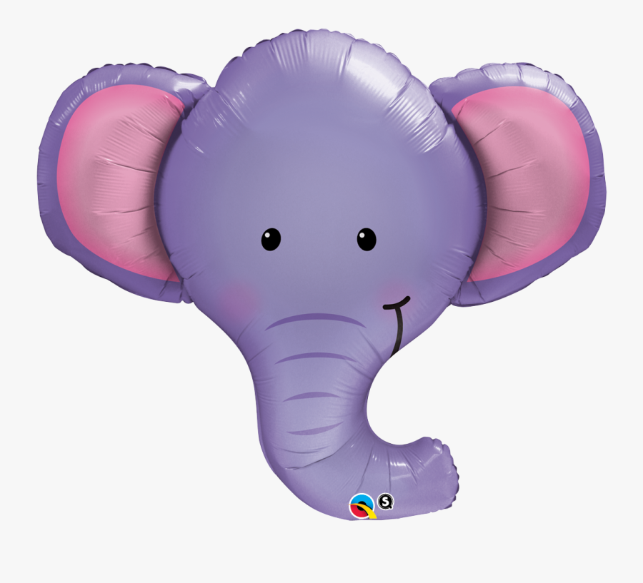 Elephant Face Balloon, Transparent Clipart