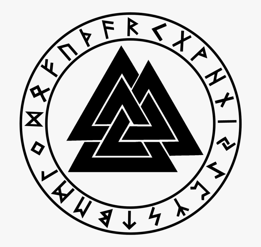 Valknut Runes Rune Pinterest - All Seeing Eye Red, Transparent Clipart