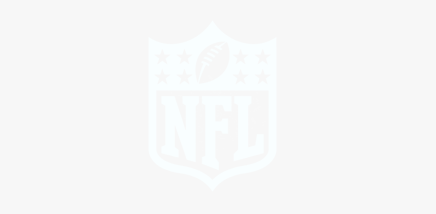 Nfl Logo Png White - Nfl Shield Black And White, Transparent Clipart