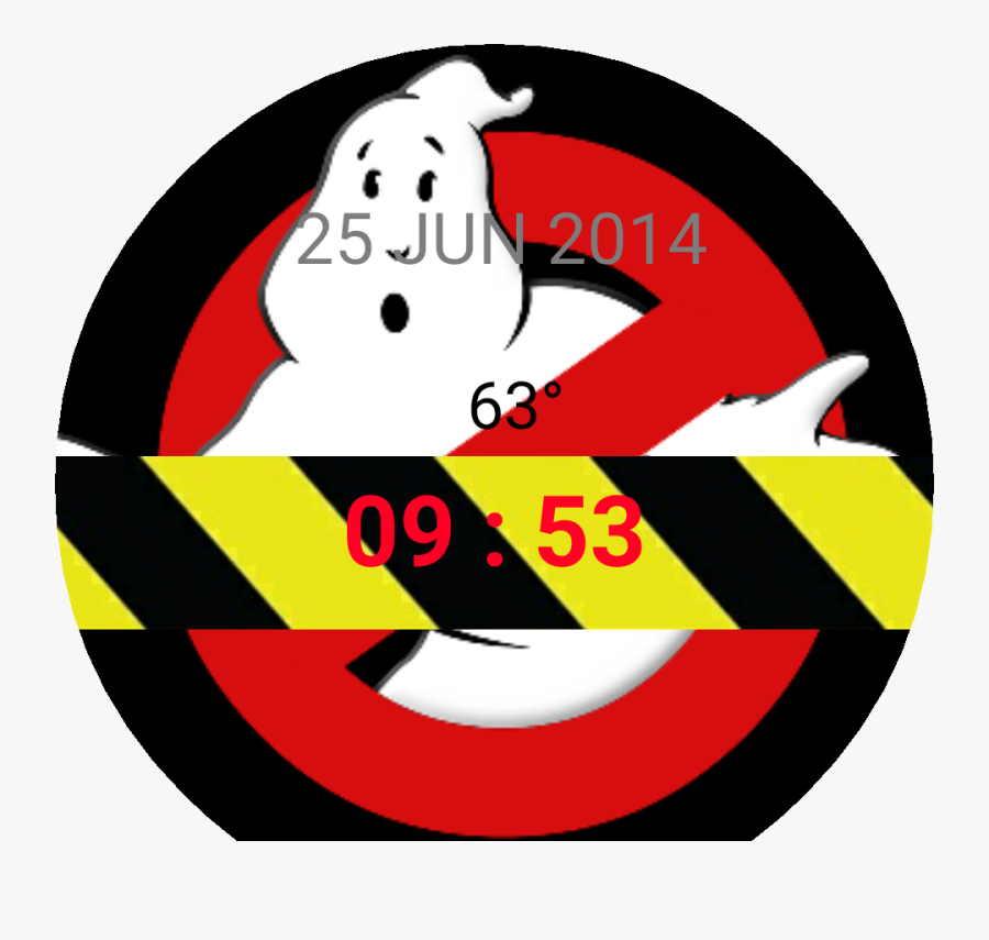 Ghostbusters Watchface Watch Face Preview , Transparent - Logo Dos Caça Fantasmas, Transparent Clipart