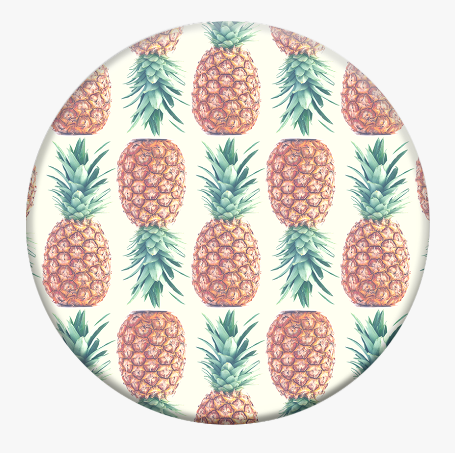 Pineapple Print Popsocket Pineapple Print Popsocket - Pineapple Pattern Popsocket, Transparent Clipart