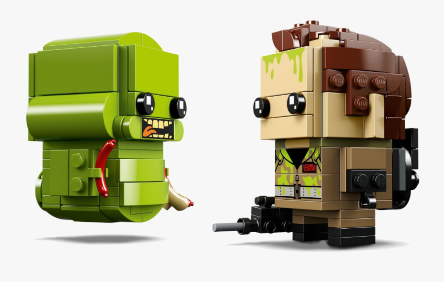 41622 Peter Venkman™ & Slimer™ - Peter Venkman And Slimer Brickheadz, Transparent Clipart