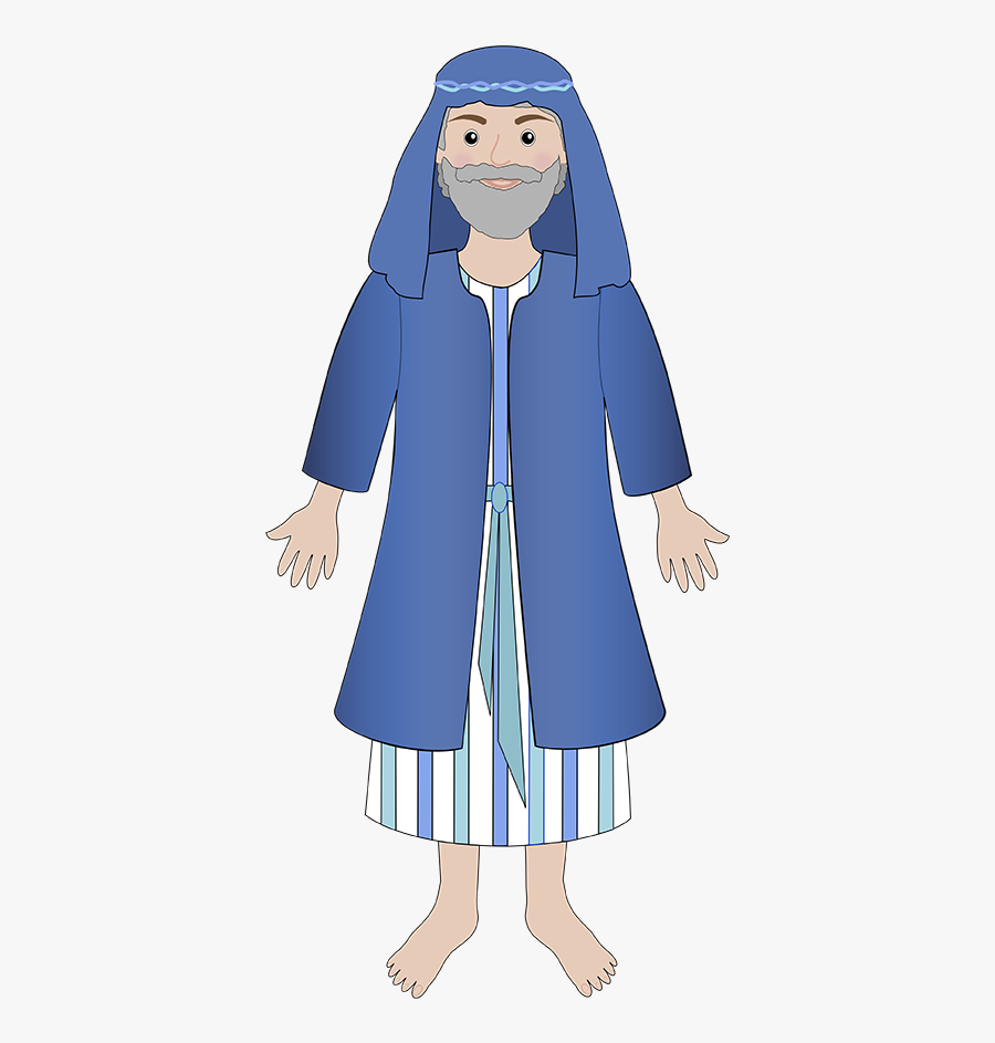 Moses - Cartoon, Transparent Clipart
