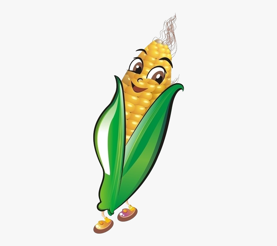 Maize Corn Cartoon Free Hd Image Clipart - Illustration, Transparent Clipart
