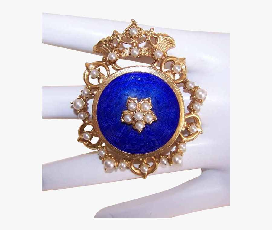 Vintage Florenza "crown Royal - Brooch, Transparent Clipart