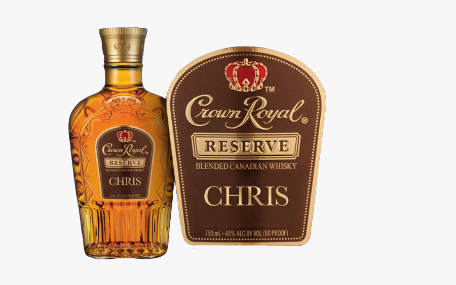 Crown Royal Label Png - Costo Crown Royal Reserve Whisky, Transparent Clipart