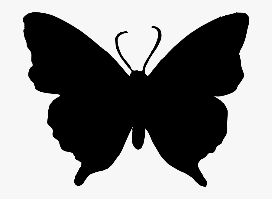 Butterfly Png Black And White, Transparent Clipart