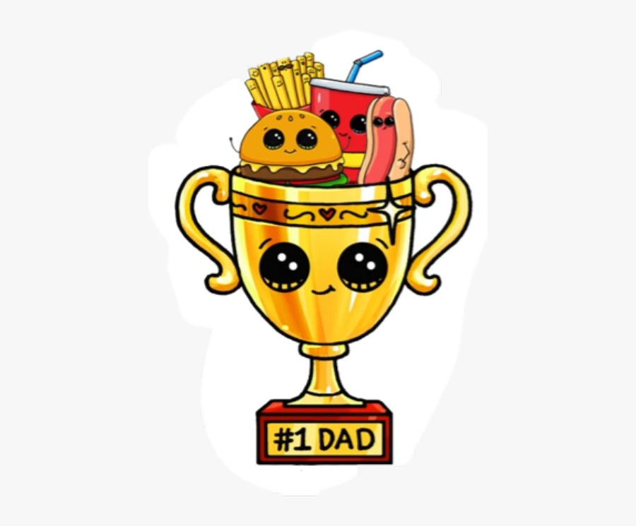 Freetoedit Sctrophy Trophy - Cute Fathers Day Drawing, Transparent Clipart