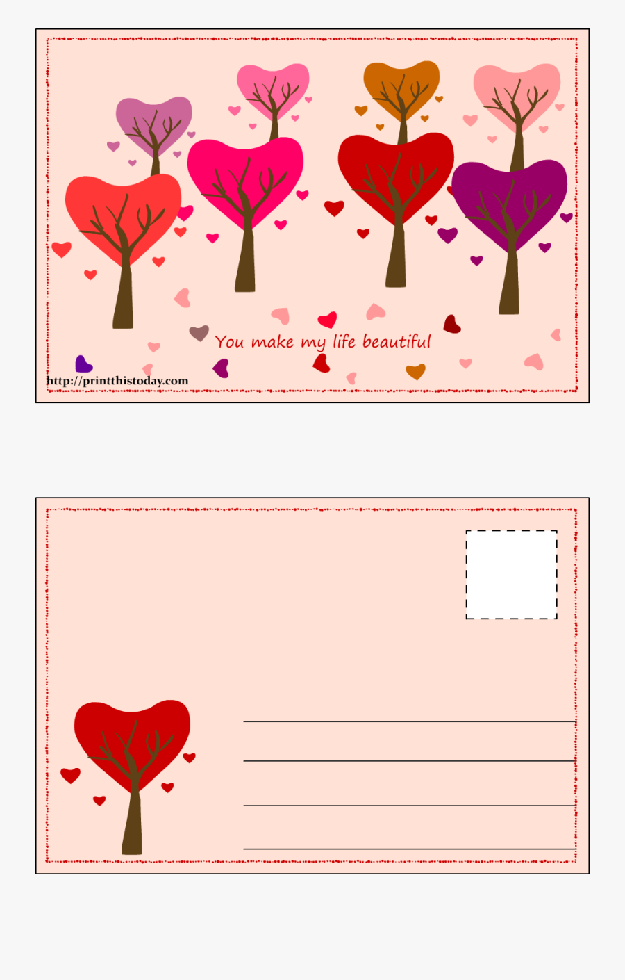 Postcard Clipart Post Card - Postcard For My Love, Transparent Clipart