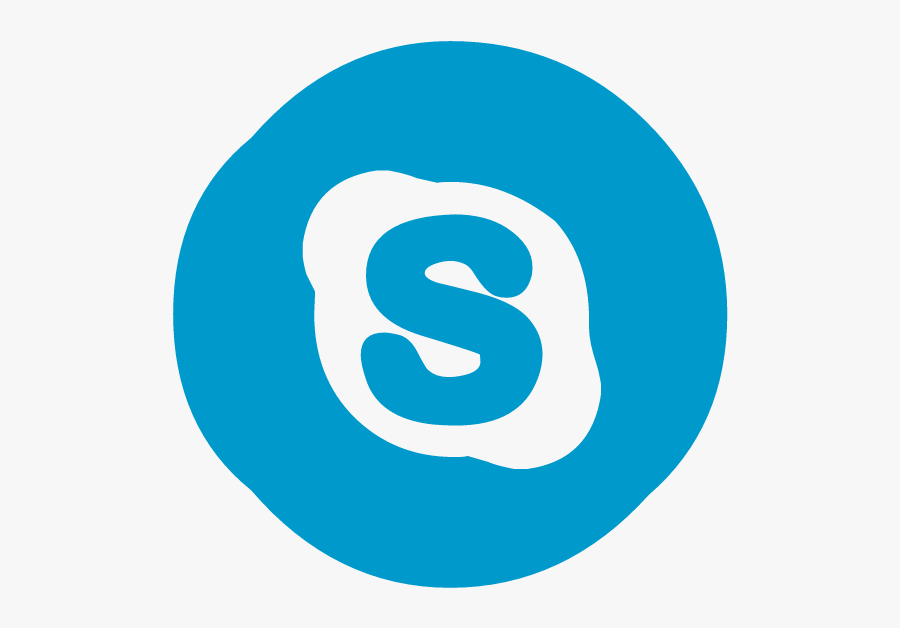 Skype Logo Png - Circle, Transparent Clipart