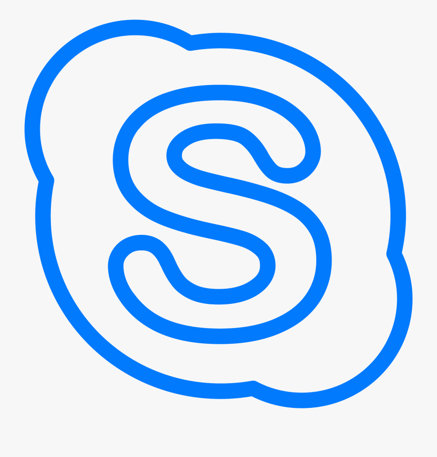 Skype Computer Icons Email - Skype Line Icon, Transparent Clipart