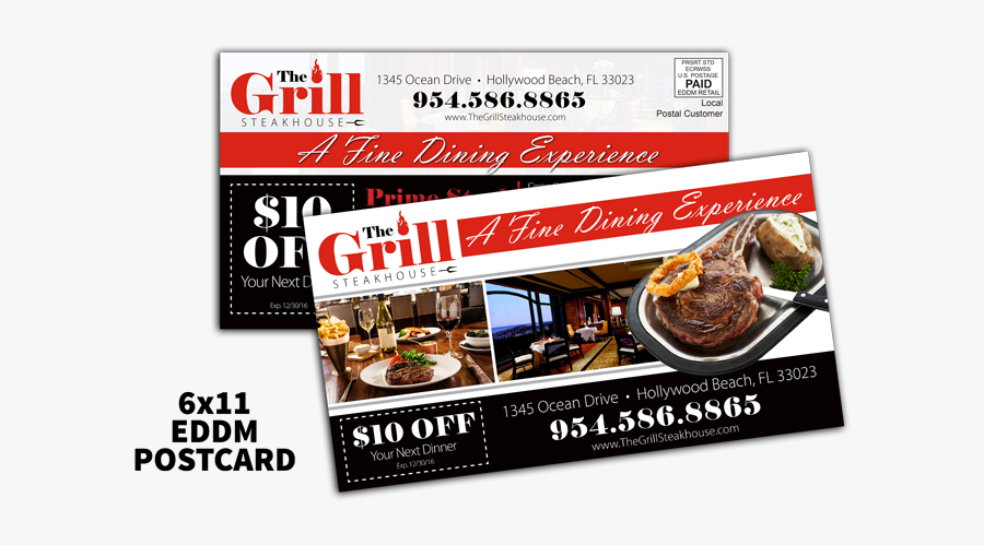 Clip Art Restaurant Postcard - Restaurant Eddm, Transparent Clipart