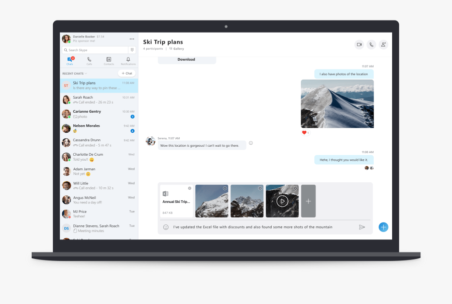 Microsoft Has Updated Its Skype Preview App On The - Skype For Web 2019, Transparent Clipart