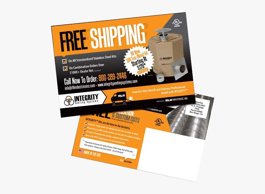 Postcard Transparent Png - 4.25 X 6 Direct Mail Postcards, Transparent Clipart