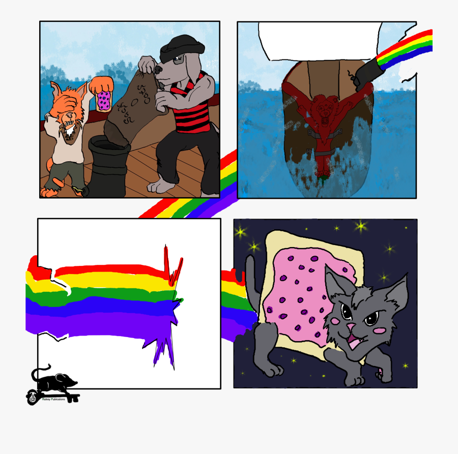 Transparent Nyan Cat Transparent Png - Cartoon, Transparent Clipart