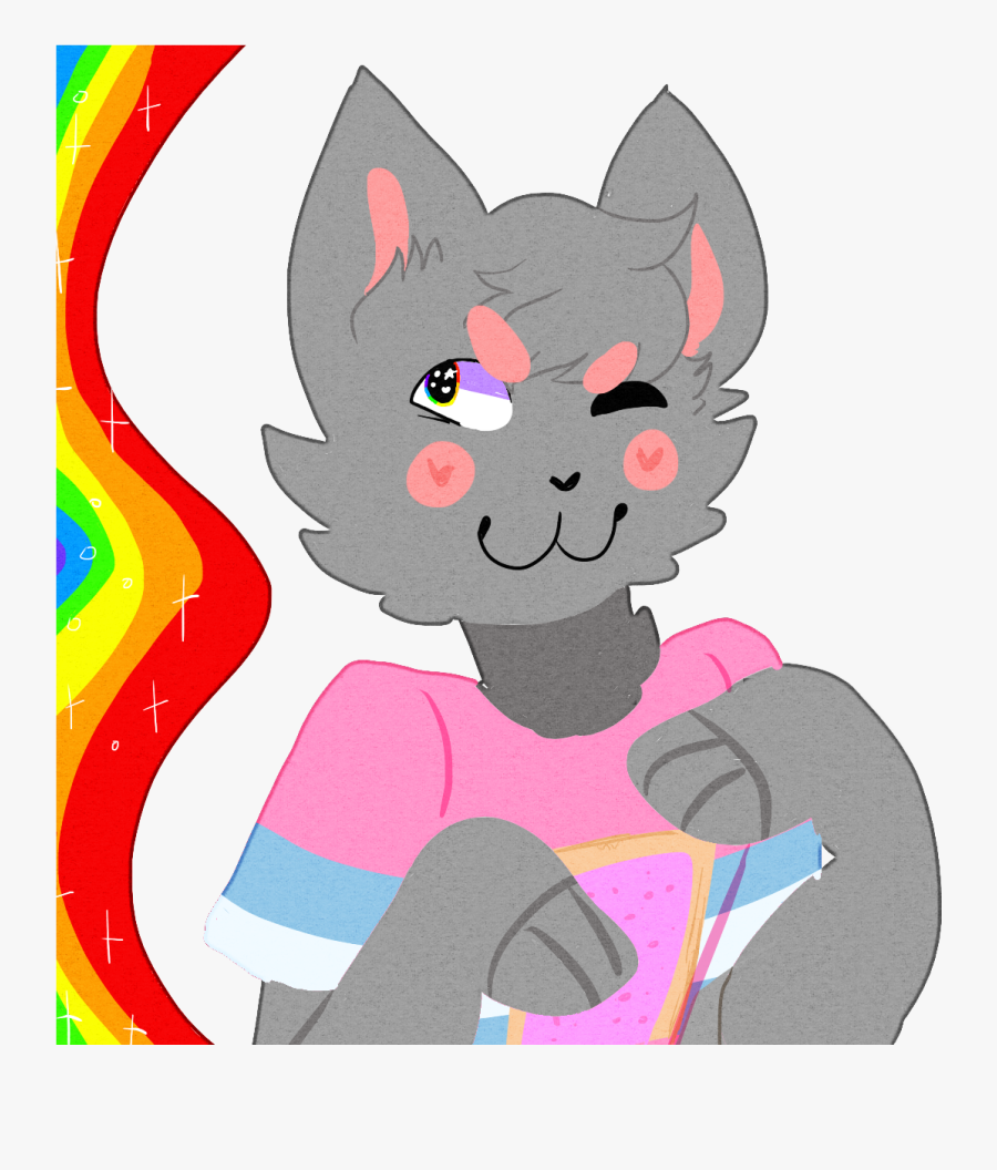 Transparent Nyan Cat Transparent Png - Illustration, Transparent Clipart