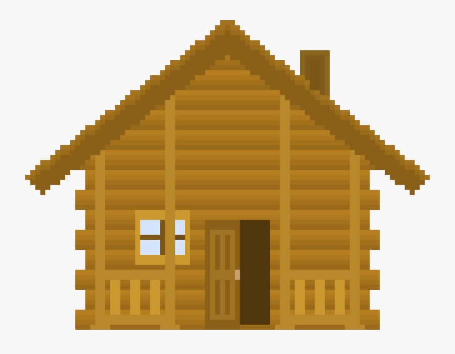 Pixel Art House Png, Transparent Clipart