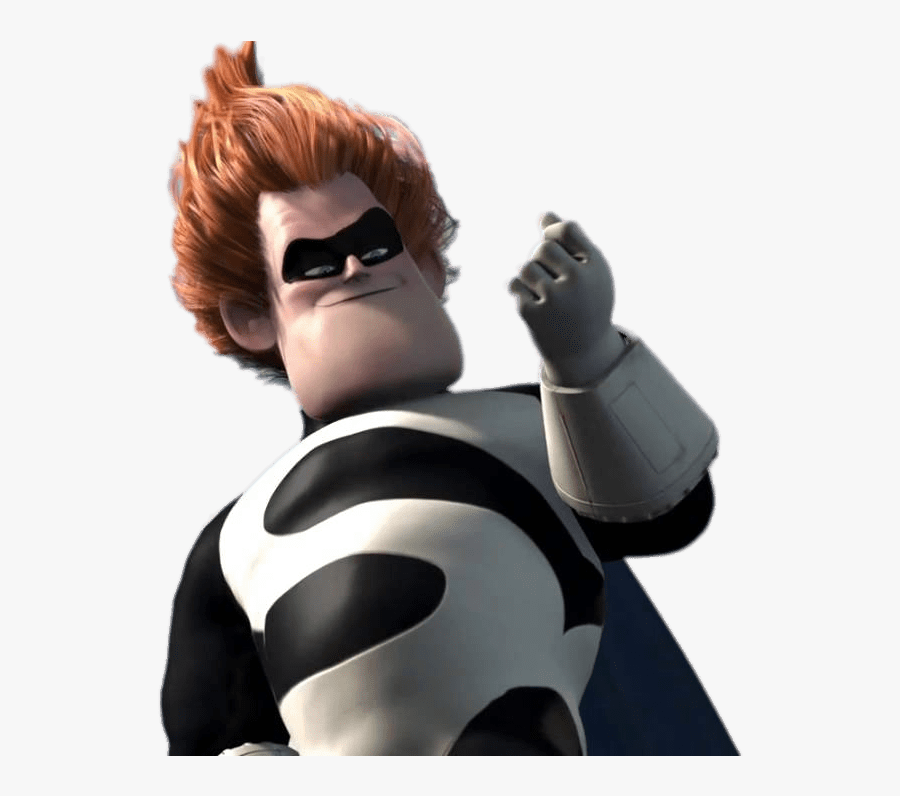 Syndrome Looking At Fingers - Syndrome Incredibles, Transparent Clipart