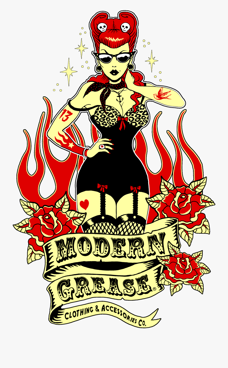 Modern Grease, Transparent Clipart