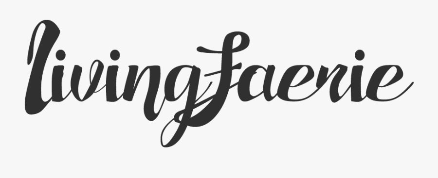 Living Faerie - Calligraphy, Transparent Clipart