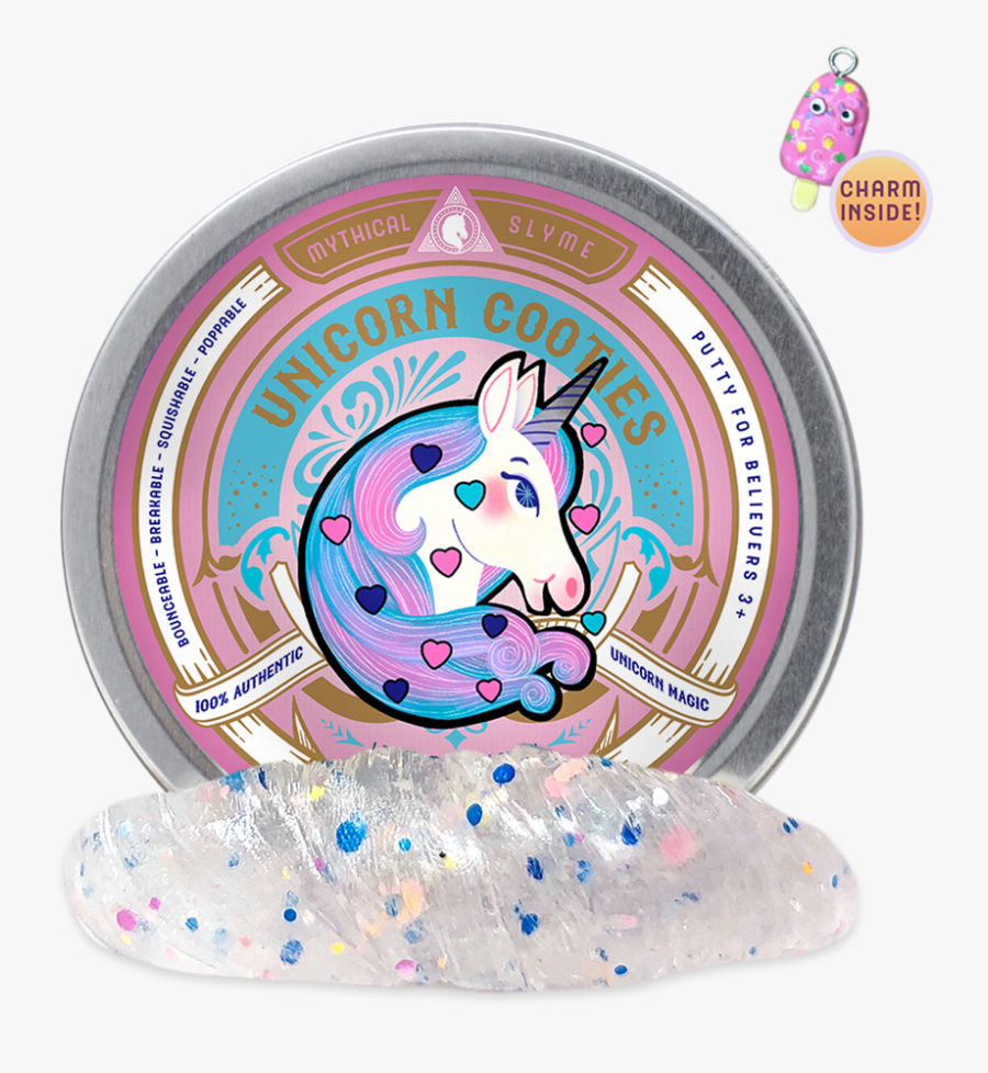 Unicorn Cooties, Barf, Tears, Kiss, Horn And Sweat - Unicorn Putty Slime, Transparent Clipart