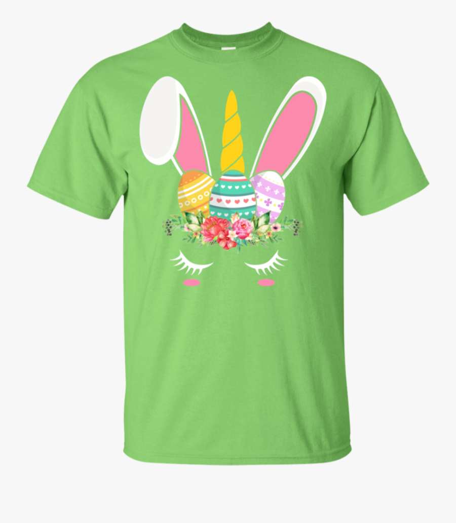 Unicorn Funny Rabbit Ears Egg Easter Gift Shirt For - T-shirt, Transparent Clipart