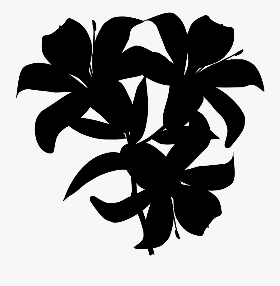 Clip Art Leaf Silhouette Plant Stem Flowering Plant - Illustration, Transparent Clipart