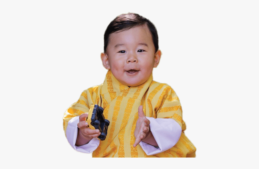 Bhutan Baby Prince With Toy Car - Prince Jigme Namgyel Wangchuck, Transparent Clipart