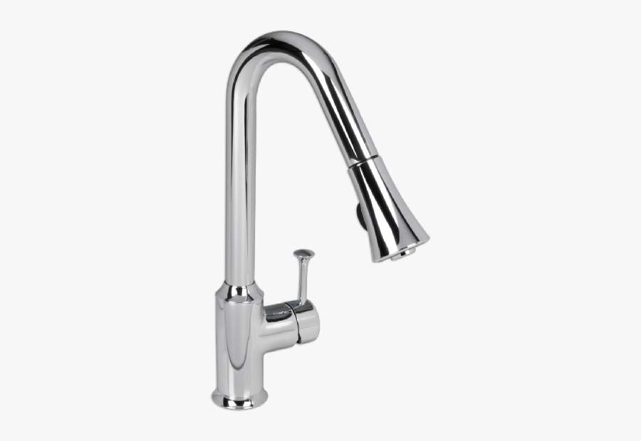 Pekoe 1 Handle Pull Down High Arc Kitchen Faucet - Water Tap Swan Neck Stainless Steel American Standard, Transparent Clipart