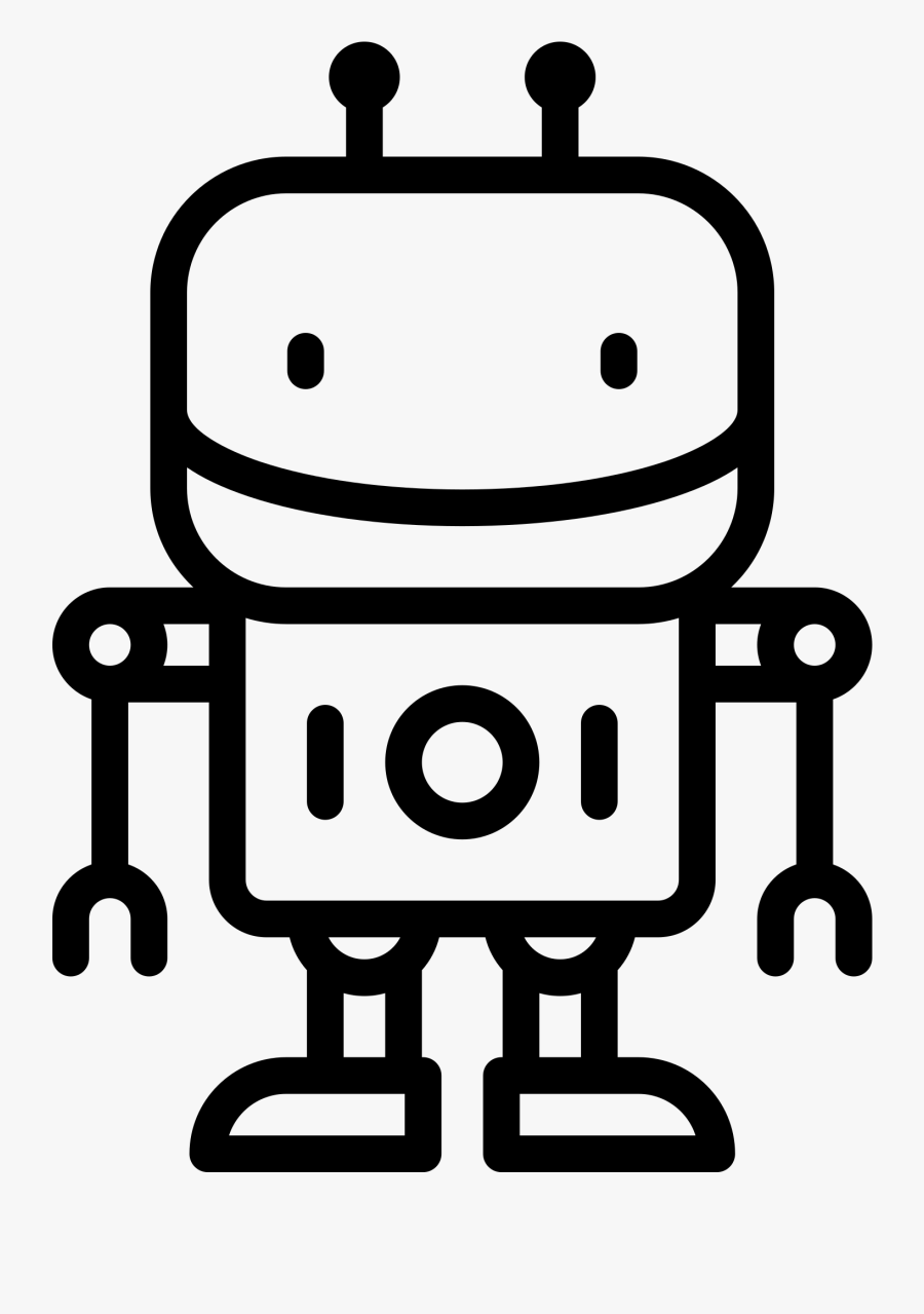Vector Robots Svg - Beginning With The R Sound, Transparent Clipart