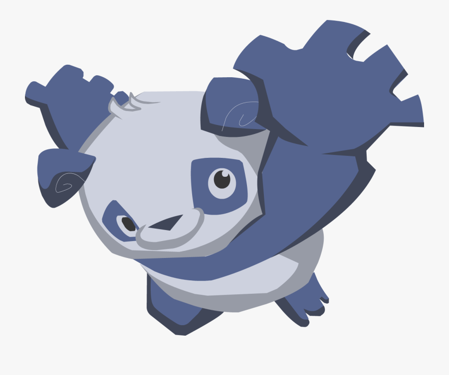 Panda From Sky High - Sky High Transparent Animal Jam, Transparent Clipart