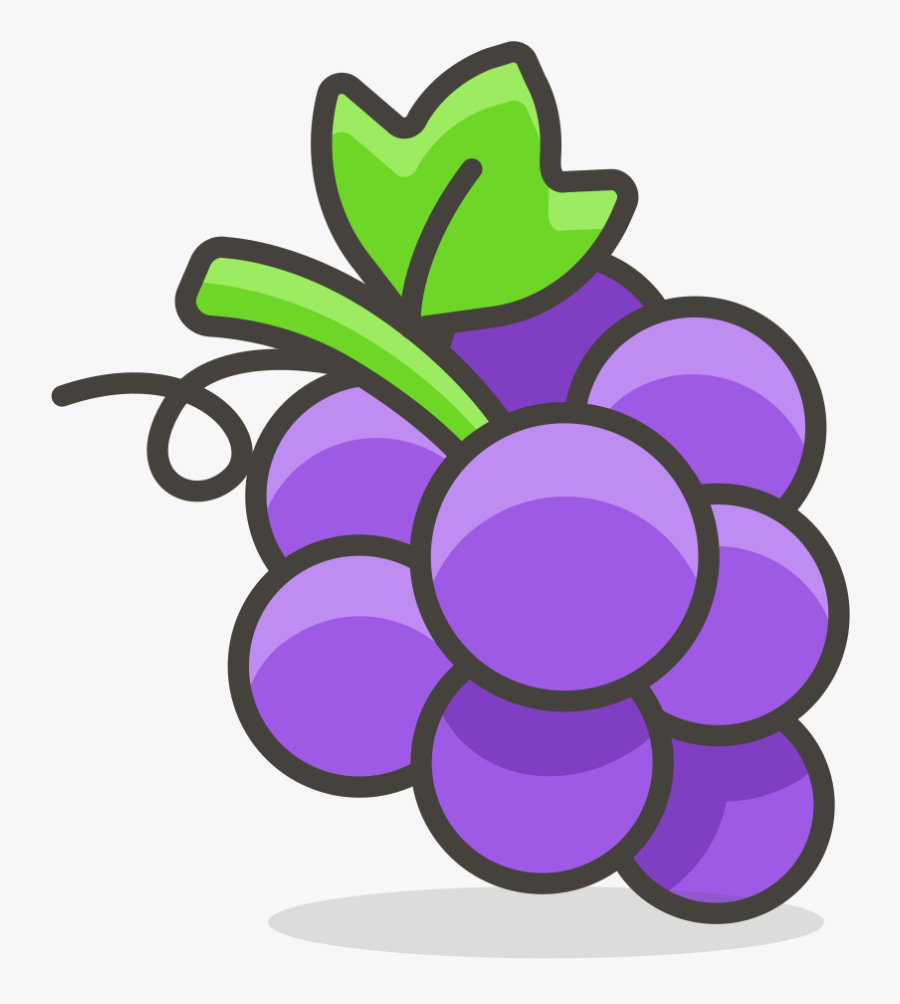 File - 520-grapes - Svg - Anggur Vector Png, Transparent Clipart