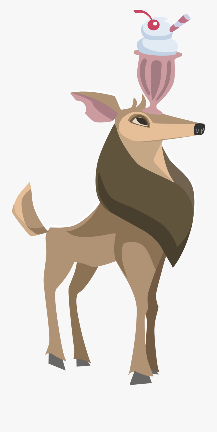 Deer, Transparent Clipart