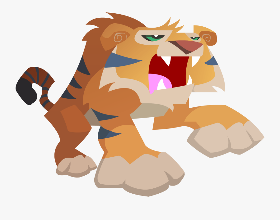 Animal Jam Clipart - Animal Jam Tiger Png, Transparent Clipart