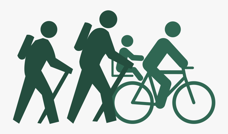 Hiker Clipart Black And White, Transparent Clipart