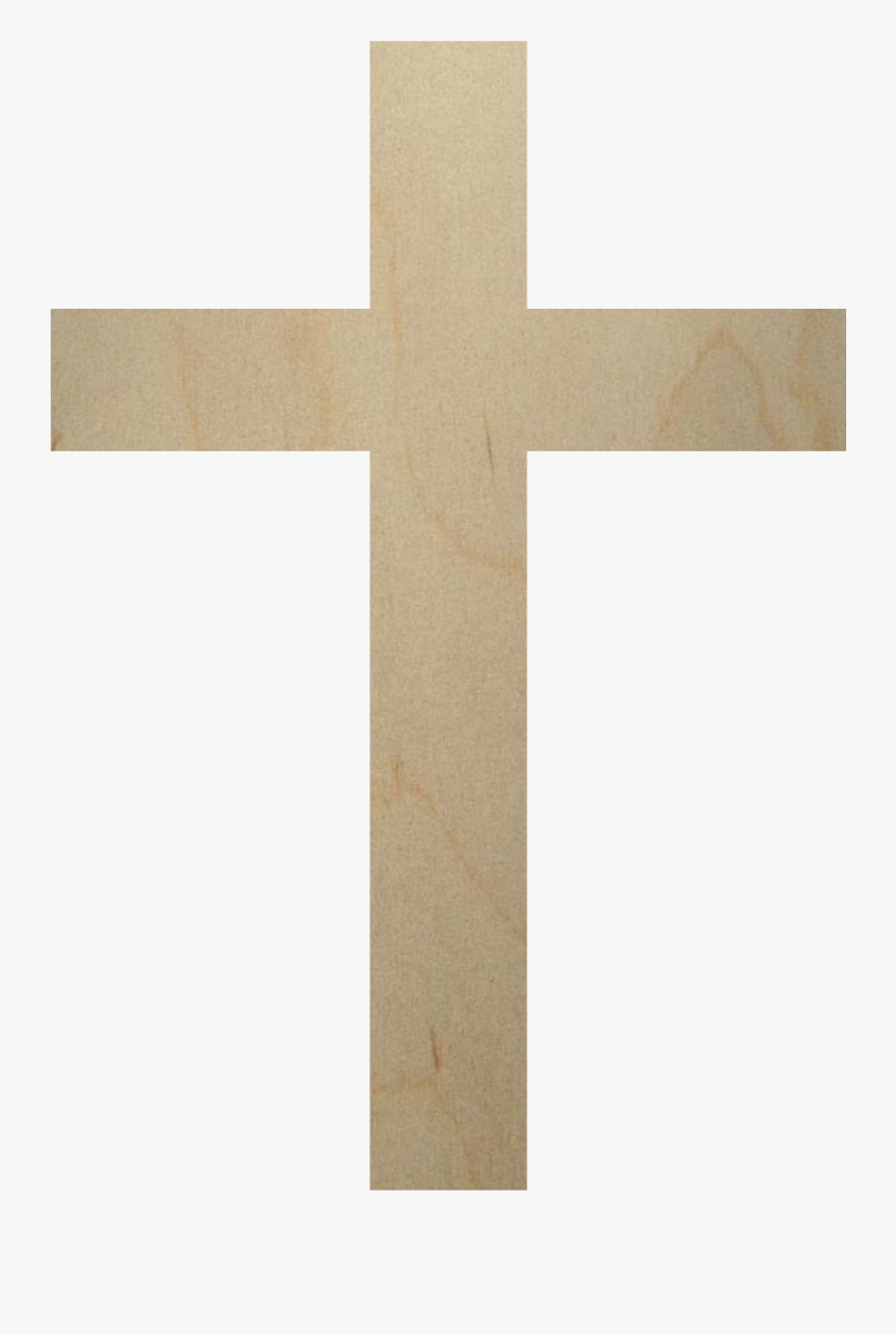 Large Plain Wooden Cross, Transparent Clipart