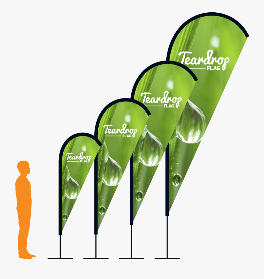 Tear Drop Flag Examples, Transparent Clipart